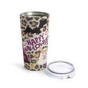 Halloween Leopard Print Insulated Tumbler,  Spooky Gift Idea, Custom 20oz Cup