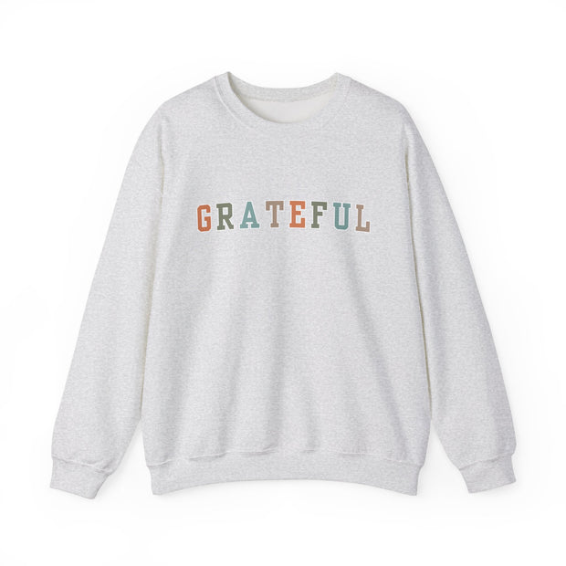 Grateful Multi Colored Women's Graphic Sweatshirt