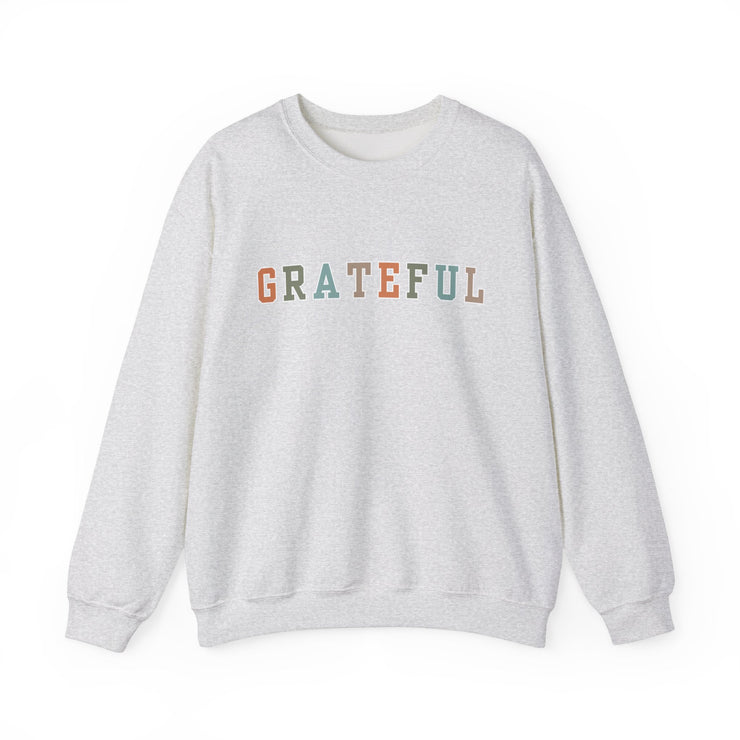 Grateful Multi Colored Women's Graphic Sweatshirt