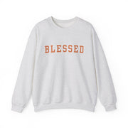 Dusty Orange Blessed Women's Graphic Sweatshirt