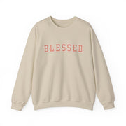 Dusty Pink Blessed Women's Graphic Sweatshirt