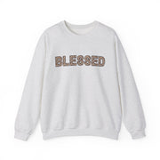 Leopard Print Blessed Women's Graphic Sweatshirt