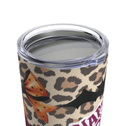 Halloween Leopard Print Insulated Tumbler,  Spooky Gift Idea, Custom 20oz Cup