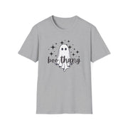 Boo Thang Ghost and Stars  Spooky Season, Halloween Graphic T-Shirt