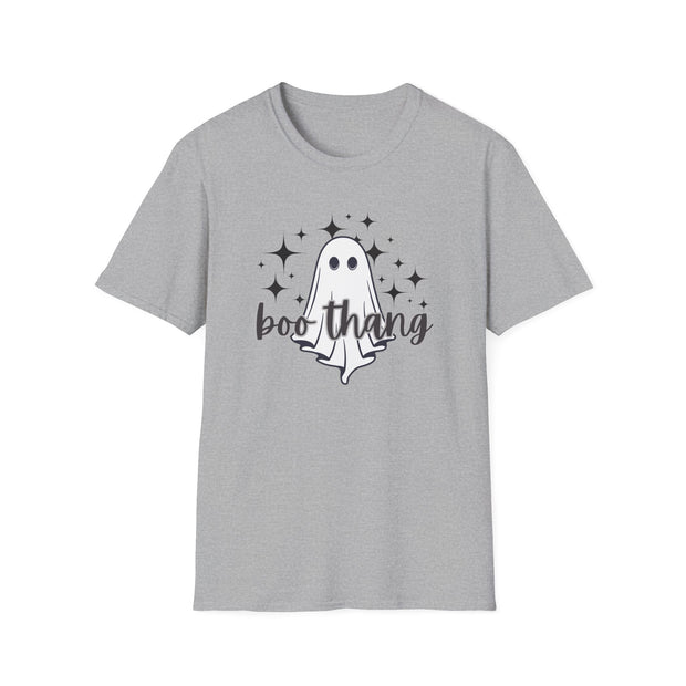 Boo Thang Ghost and Stars  Spooky Season, Halloween Graphic T-Shirt