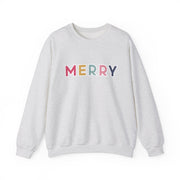 Pops of Color Merry Women's Christmas Graphic Sweatshirt