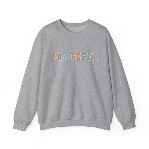 Grateful Multi Colored Women's Graphic Sweatshirt