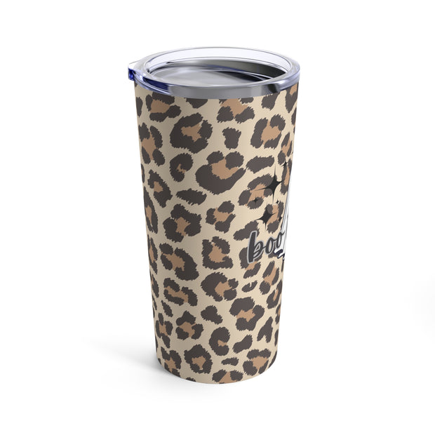 Boo Thang, Ghost, Halloween Leopard Print, Insulated Tumbler, Custom 20oz Cup