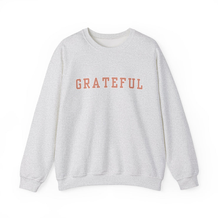 Dusty Pink Grateful Women's Graphic Sweatshirt