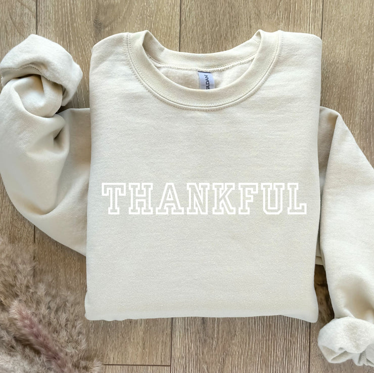 Thankful Women's Graphic Sweatshirt